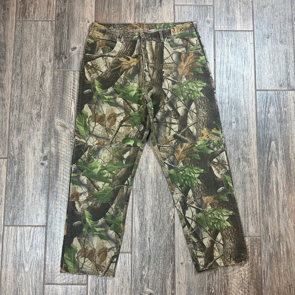 Vintage Wrangler 97GR1HG Camo Pant 38x32 Realtree Hunting Y2K Workwear